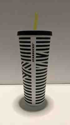 Starbucks 24oz Original Zebra Cup | Original Straw | Used - Sold on eBay Dec 08, 2021 for $203.57