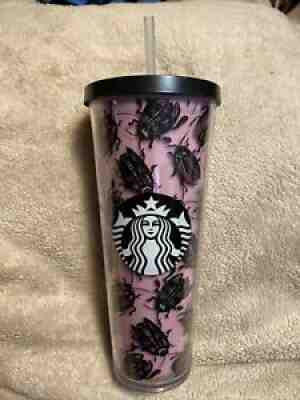 Starbucks Beetles Tumbler Bug Roach Pink Drink Coffee Cup HTF RARE Straw Venti - Sold on eBay Jan 03, 2022 for $160.53