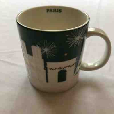 Starbucks Paris France 2015 Christmas Holiday Relief Coffee Mug 18 oz Green - Sold on eBay Dec 23, 2021 for $149.99