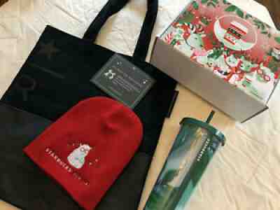 Starbucks for Life Coffee Collection Holiday 2020 Gift - Tumbler, Beanie, Tote - Sold on eBay Dec 20, 2021 for $129.99