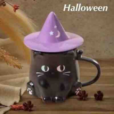 Only One Point Sold Taiwan Starbucks Halloween Black Cat Wizard Mug - Sold on eBay Jan 03, 2022 for $128.25