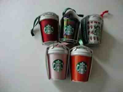 Starbucks Christmas Holiday 2019 2020 Red Pink Iridescent Merry Tumbler Ornament - Sold on eBay Jan 01, 2022 for $124.99
