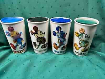 4 2017 Disney Parks Starbucks Magic Animal Kingdom Epcot Hollywood Tumbler Mug - Sold on eBay Dec 11, 2021 for $249.99