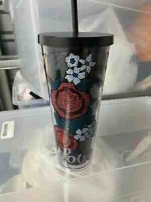 Super Rare 2022 Holiday Starbucks Love Stitch Tattoo Tumbler straw 24oz - Sold on eBay Jan 13, 2022 for $227.50