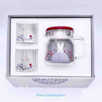 2020 China Rabbit Kettle + 2cups Glass Set Starbucks Coffee Cup 17oz + 6oz *2 - Sold on eBay Jan 05, 2022 for $179.99