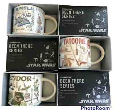 Starbucks Star Wars Been There Series Mug Set Of 3 Tatooine, Batuu & Endor NEW - Sold on eBay Jan 05, 2022 for $159.98