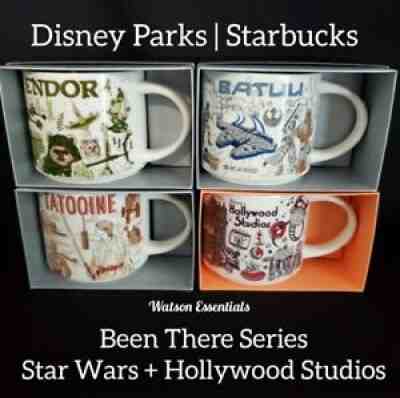 Set of 4 Disney Star Wars Starbucks Been There Series Mug Tatooine, Batuu, Endor - Sold on eBay Jan 05, 2022 for $119.49