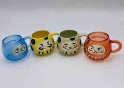Starbucks japan Daruma Mug 2022 NewYear model Lucky charm set 4 cups limited NEW - Sold on eBay Jan 04, 2022 for $115.99