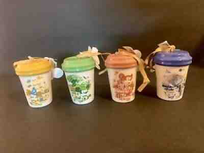 Walt Disney World 50th Anniversary Starbucks Ornaments Vault Parks Tumbler Set - Sold on eBay Jan 07, 2022 for $114.99