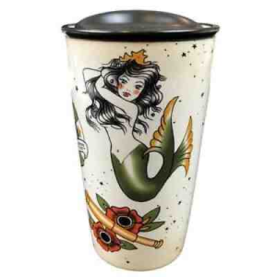 Starbucks Sailor Siren Mermaid Tattoo Ceramic Tumbler 2015 New Without Tags NWOT - Sold on eBay Jan 05, 2022 for $111.11