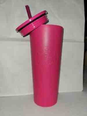Starbucks 2018 Barbie Hot Pink Matte 24oz Stainless Steel Tumbler - Sold on eBay Jan 15, 2022 for $200.00