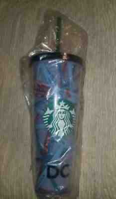 NEW RARE Starbucks Washington DC Thermal Tumbler W/Lid & Straw Sealed Package - Sold on eBay Jan 16, 2022 for $175.00