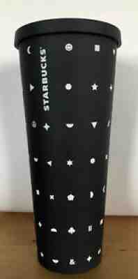 Starbucks 2017 Matte Soft Touch Emoji Cold Cup Tumber 24oz Venti Rare HTF - Sold on eBay Jan 15, 2022 for $150.00