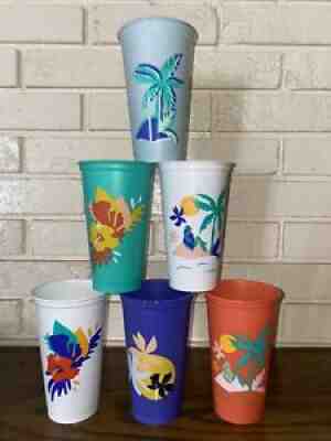 2 boxesNEW IN BOX 144 Starbucks 16 oz Plastic Reusable Hot Cups Tropical Floral - Sold on eBay Jan 12, 2022 for $140.00