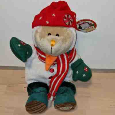 2007 Christmas Holidays Starbucks International Snowman Bearista #67 MINT Tags