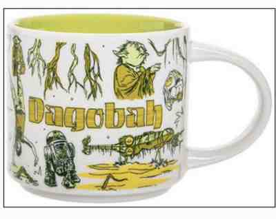 *NEW Starbucks Disney Parks Star Wars May the 4th Mugs You Are Here Dagobah - Sold on eBay Dec 27, 2021 for $107.00