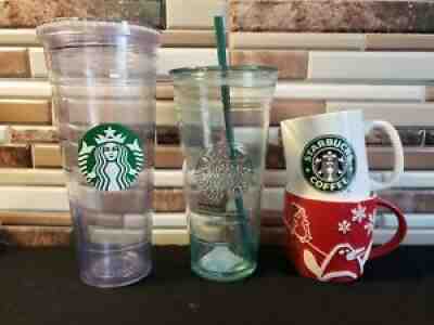 STARBUCKS 20oz Venti RECYCLED GLASS Tumbler Cup Made In Spain 20 oz NEW + mugs - Sold on eBay Jan 04, 2022 for $105.00