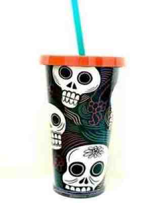 Starbucks Mexico 2019 Dia De Muertos Halloween Grande Tumbler 16oz LAST ONE - Sold on eBay Jan 18, 2022 for $99.99
