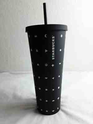Starbucks Emoji Tumbler Venti 24 Oz. Matte Black 2017 EUC - Sold on eBay Jan 15, 2022 for $97.00