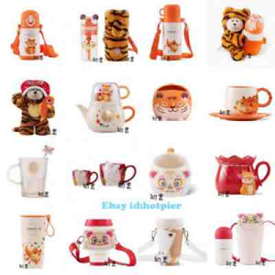 Starbucks 2022 Year Of The Tiger Mug Chinese Zodiac Emboss Ceramic Cup Lovely - Sold on eBay Jan 15, 2022 for $52.99