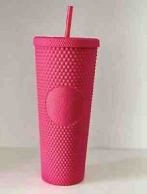 Starbucks Pink Ruby Bling Studded Cold Cup (U.S Seller) Ready To Ship - Sold on eBay Jan 07, 2022 for $95.75