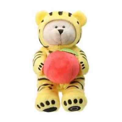 Starbucks Japan New Year 2022 Bearista Bear Tiger w/ an Orange - Sold on eBay Jan 16, 2022 for $94.00