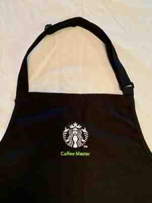 STARBUCKS COFFEE MASTER BLACK APRON - RARE - Sold on eBay Dec 14, 2021 for $91.00