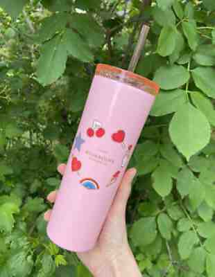 STARBUCKS Stainless Tumbler 16 oz Hearts Love You&Me Rainbows Valentine's Day - Sold on eBay Jan 09, 2022 for $90.00