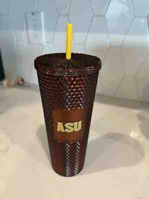 Starbucks 2022 ASU Copper Studded Cold Cup Tumbler 24oz Venti New - Sold on eBay Jan 13, 2022 for $89.99