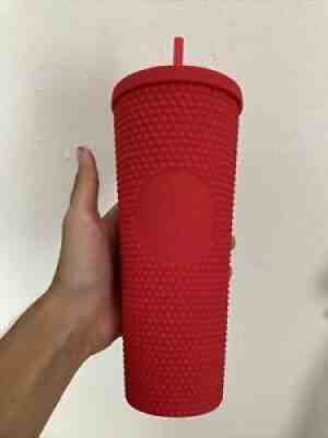 Starbucks Mexico Chili ð??¶ 2021 Red Matte Studded Tumbler - Sold on eBay Jan 16, 2022 for $89.99