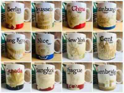 STARBUCKS BERLIN BRUSSELS EDINBURGH NICE GENT NEW YORK CANADA PRAGUE CAMBRIDGE - Sold on eBay Jan 13, 2022 for $59.95