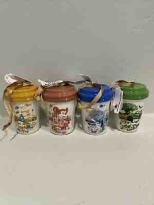 Walt Disney World 50th Anniversary Set 4 Parks Tumbler Mug Starbucks Ornaments - Sold on eBay Dec 28, 2021 for $89.00
