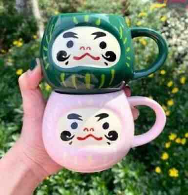 2020 Starbucks Japan Tokyo Limited Daruma Rare Coffee Mug Cup 237ml Green Pink - Sold on eBay Dec 31, 2021 for $89.00