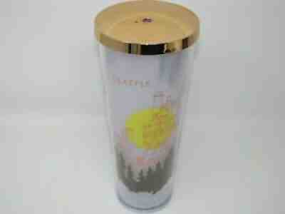 Starbucks Seattle Gas Works 2016 Venti Tumbler 24 Oz. Rare HTF Cold Cup - Sold on eBay Jan 02, 2022 for $89.00