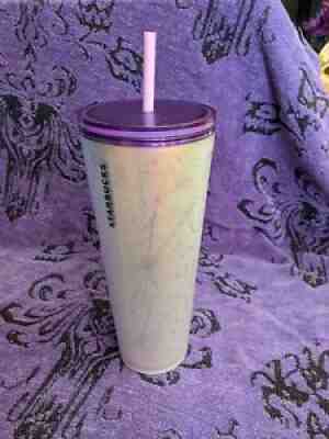 Starbucks Purple Frosted Soft Touch Spiderweb Tumbler Halloween 2021 - Sold on eBay Jan 21, 2022 for $150.00