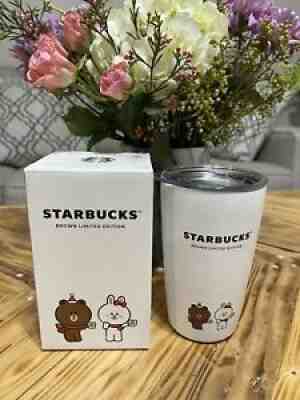 Starbucks Korea x Line Friends Tumbler White & Green Brown Limited - Sold on eBay Jan 21, 2022 for $118.00
