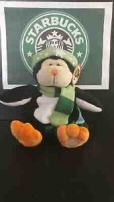 RARE 2007 Starbucks Holiday Penguin Bearista Bear Asia Exclusive