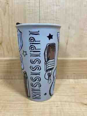 RARE Starbucks MISSISSIPPI Ceramic Travel Mug - Home Of The Blues - Music - Sold on eBay Dec 19, 2021 for $100.00