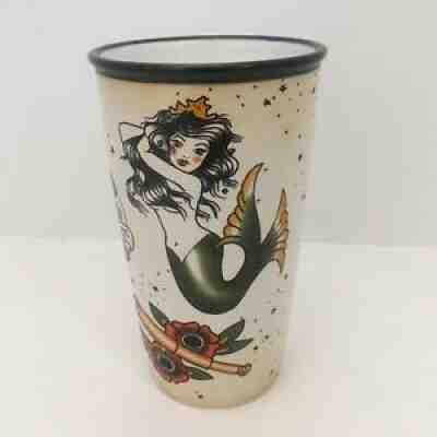2015 Starbucks Mermaid Siren Sailor Tattoo Mug Tumbler Cup 12 oz *NO LID!* RARE! - Sold on eBay Jan 20, 2022 for $89.95