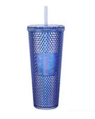 Disney Parks Disney World 50th Anniversary Starbucks Studded Iridescent Tumbler - Sold on eBay Dec 20, 2021 for $87.75
