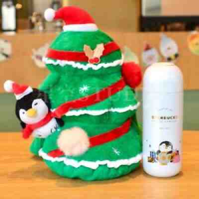 New Starbucks 2021 Christmas Cute Penguin 12oz Cup Tumbler With Sleeve - Sold on eBay Dec 26, 2021 for $86.99