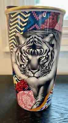 NEW STARBUCKS TRISTAN EATON TIGER COFFEE TUMBLER MUG 12 OZ LIMITED EDITION