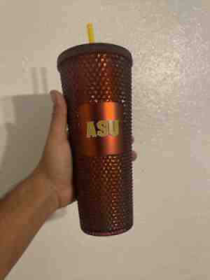 Starbucks 2022 ASU Copper Studded New Venti Tumbler - 24 oz - Sold on eBay Jan 19, 2022 for $85.00