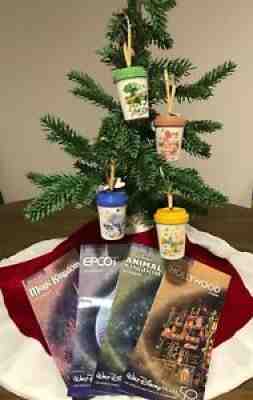DISNEY WORLD 2021 STARBUCKS MINIATURE COFFEE CUP TUMBLER ORNAMENTS SET OF 4 NEW! - Sold on eBay Dec 17, 2021 for $84.99