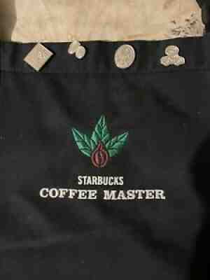 Starbucks - Coffee Master Apron - AND Green -Vintage Authentic $80 for both - Sold on eBay Dec 20, 2021 for $80.00