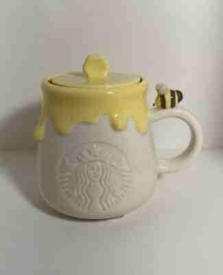 Starbucks 2021 Korea Limited Honey Pot White 12oz Mug Water Cup & Lid Set - Sold on eBay Jan 14, 2022 for $80.00