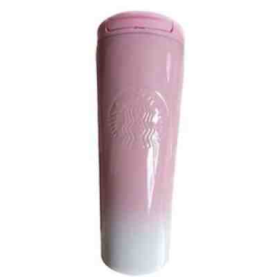 17oz Starbucks Color Changing Cold Cup W/ Lid,Stainless Steel Double Walled Pink - Sold on eBay Jan 16, 2022 for $80.00