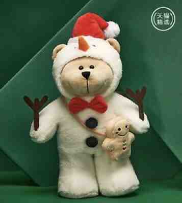 New Starbucks 2020 China Merry Christmas Snowman Gingerbread Man Bearista Bear - Sold on eBay Jan 20, 2022 for $80.00