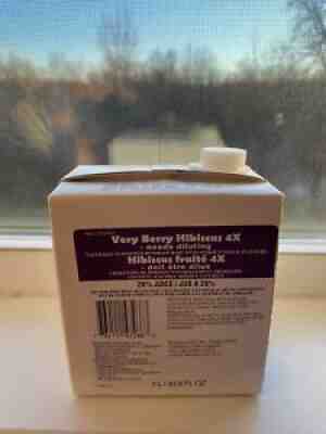 Starbucks Very Berry Hibiscus (4X Recipe) Refresher Base Sealed Exp 04/22 - Sold on eBay Dec 23, 2021 for $79.99