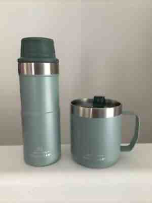 NWT 2021 Starbucks Stanley 12Oz SS Vacuum Tumbler + Mug Cup 2021 Limited Edition - Sold on eBay Jan 01, 2022 for $79.99